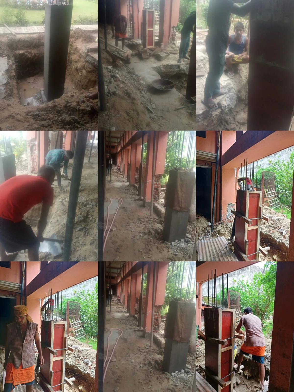 Site Execution — Construction work — ORGANIC INDIA Jaipur interior design portfolio
